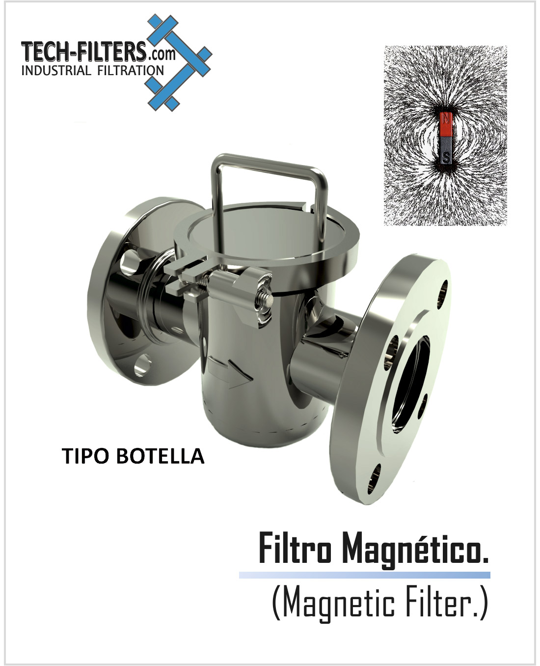 Filtro industrial Magnético. Tech-Filters 